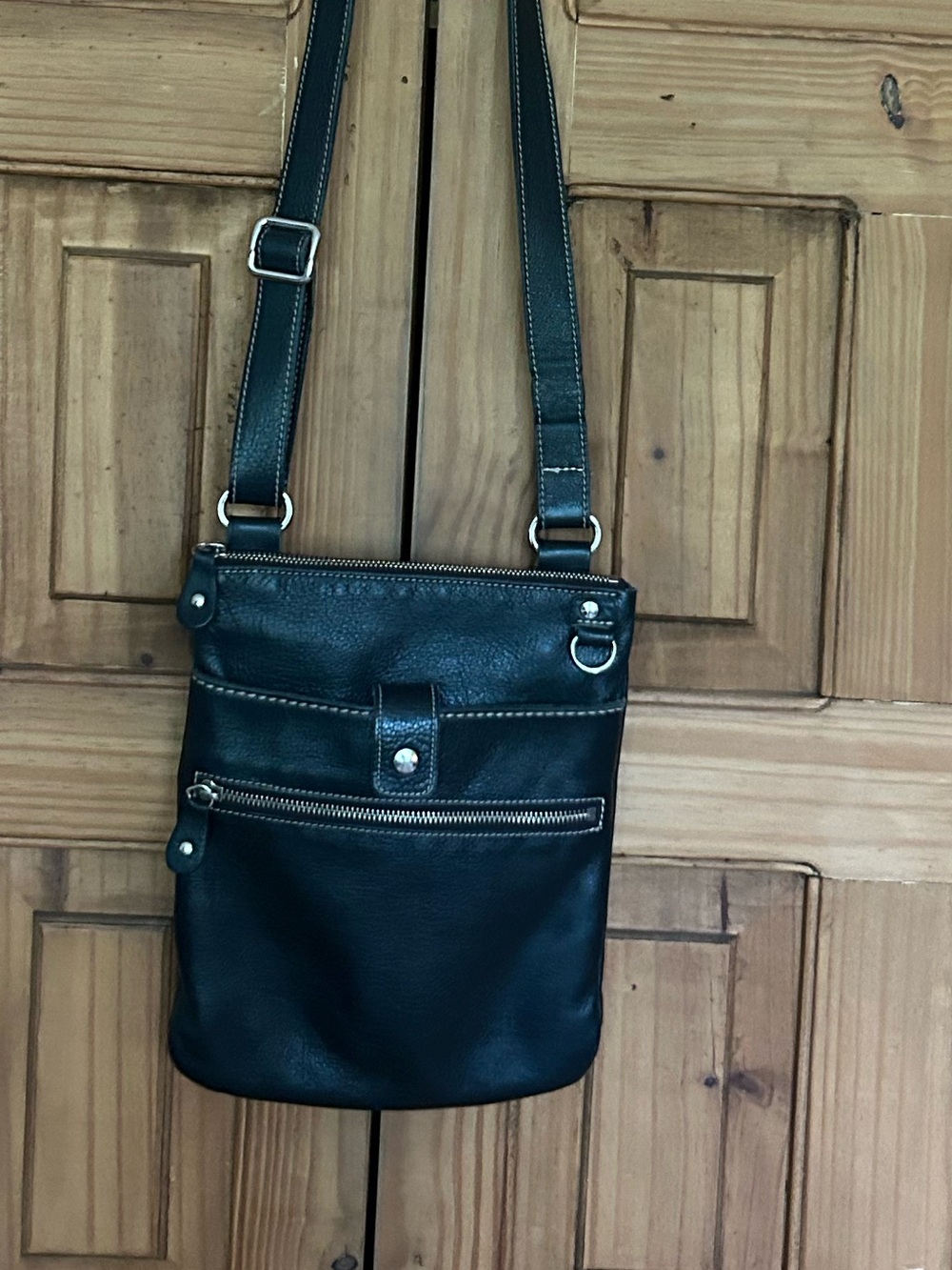 ROOTS Genuine Leather Crossbody